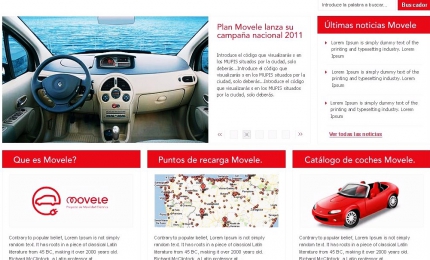 Portal web del plan nacional Movele del Ministerio de Industria