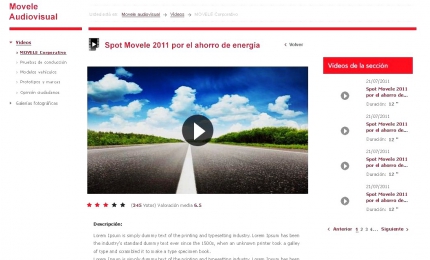 Portal web del plan nacional Movele del Ministerio de Industria